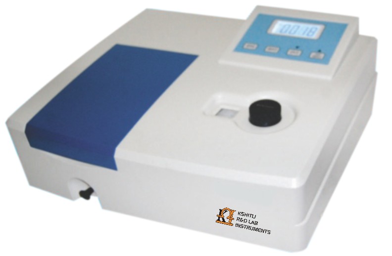  Single Beam Visible Spectrophotometer, Model No.: KI- 722